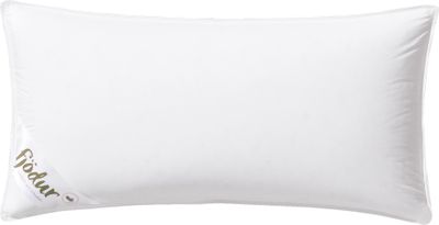 fjödur Premium 3-Kammer-Kopfkissen Weich 40x80cm "fjödur Frida" Außen 90% Daunen Innen 100% Federn 100% Baumwolle