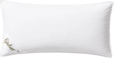 Produktbild von fjödur „Frida“ 3-Kammer-Kopfkissen weich 40x80 cm – außen 90 % Daunen / innen 100 % Federn – 100 % Baumwolle