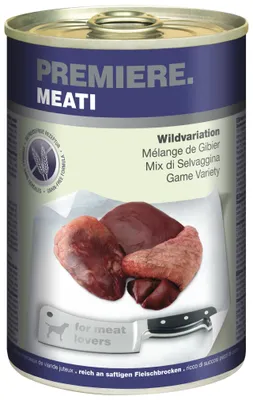 Image de Premiere Hund Meati Variations de gibier 6 x 400 g