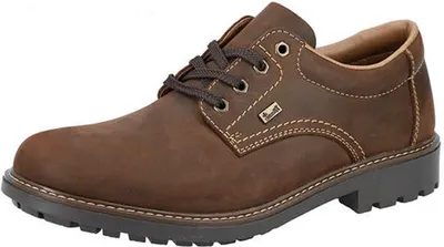 Produktbild von Rieker Herren Echtleder Halbschuh Schnürer braun, Herren:42 EU