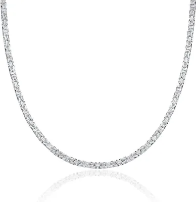 Produktbild von JEWLIX 925 Silber Königskette Herren Kette 2,5mm-Länge wählbar (55cm)