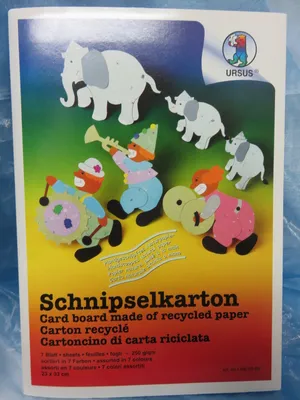 Produktbild von Ursus * Schnipselkarton - Papier * 14800099 * Bastelpapier