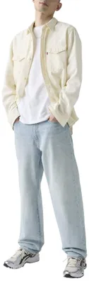 Produktbild von Levi's Men's 568 Loose Straight Denim Jeans, Colour Baby Blue Essentials, Size 36 32
