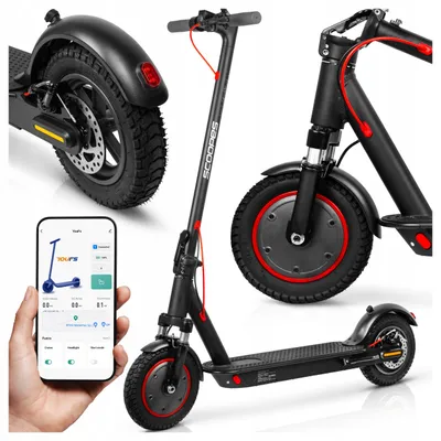 Produktbild von Elektroroller 350 W 10 Ah 35Km, 10-Zoll-Räder, Federung, Faltbar Scoopes