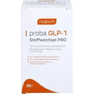 Imagen del producto de Nupure, probióticos con GLP-1, para el metabolismo, 60 cápsulas