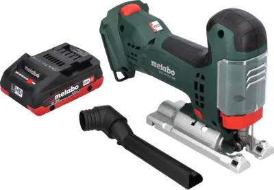 Zdjęcie produktu dla Wyrzynarka akumulatorowa Metabo STA 18 LTX 100 18 V 100 mm bezszczotkowa + 1x akumulator LiHD 4,0 Ah - bez ładowarki