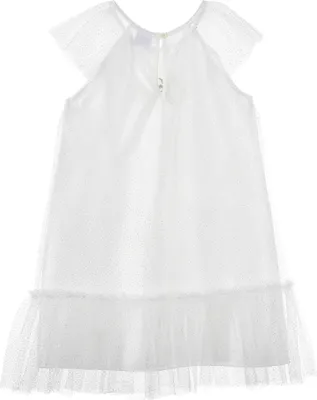 Produktbild von Frozen - Die Eiskönigin Mädchen Abendkleid Kinder Festkleid Tüll, Farbe:Weiß, Größe:104