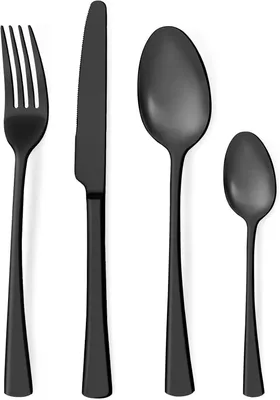 Productafbeelding van Bestekset 24-delig, 6 personen, roestvrij staal, vaatwasserbestendig, voor diner