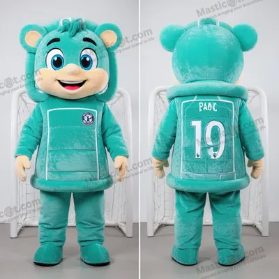 Immagine prodotto di Costume MASTICOT Gonfiabile da Calcio Turchese Imbottito