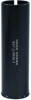 Sattelstützen-Adapter 27,2 auf 31,8 mm, Aluminium, Schwarz