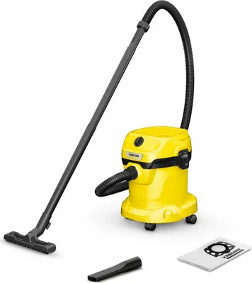 Produktbild von Aspiradora de tambor KARCHER WD 2 PLUS 1000 W Seca y húmeda Filtro de espuma