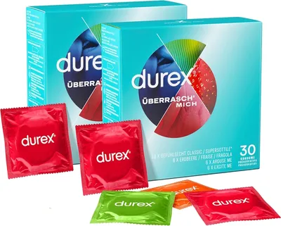 Produktbild von Durex Überrasch Mich Kondome 2 x 30 Stück