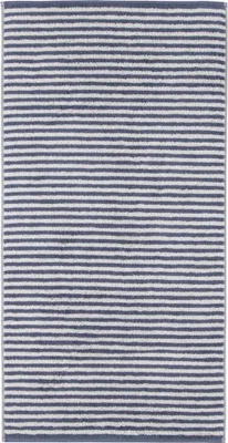 Produktbild von Cawö - Frottier Handtücher in versch. Größen, Campus Ringel (955) , Farbe:nachtblau (17), Größe:6 Gästetücher (30x50 cm)