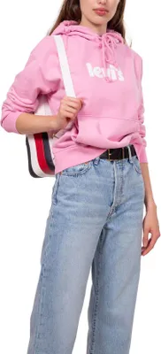 Immagine prodotto di LEVI'S - Felpa donna relaxed con logo ad effetto gommato  - Taglia XS