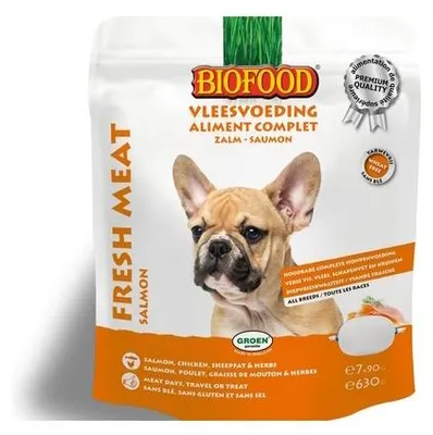 Productafbeelding van Biofood Vleesvoeding 7x90 gram Zalm