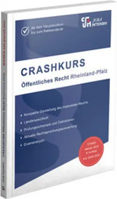 Immagine prodotto di CRASHKURS Öffentliches Recht - Rheinland-Pfalz