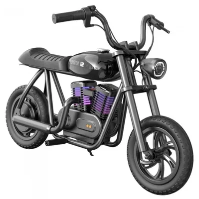 Image de HYPER GOGO 1034184 Pioneer 12 Plus Black - moto électrique pour enfant