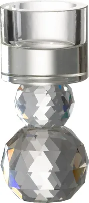 Produktbild von J-Line Kerzenhalter Kristall Glas Transparent