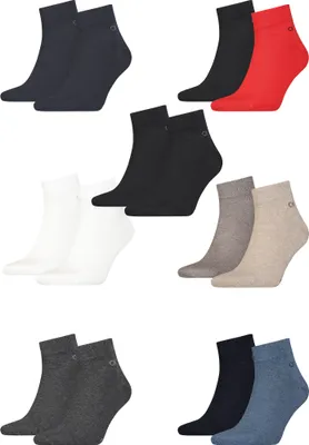 Produktbild von Calvin Klein herensokken Simon (2-pack), hoge enkelsokken, zwart