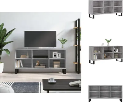 Produktbild von vidaXL TV-Schrank Grau Sonoma 103,5x30x50 cm Holzwerkstoff -  TV-Möbel