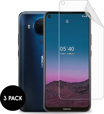 Immagine prodotto di Pellicola protettiva Nokia 5.4: pellicola protettiva imoshion 3-pack - trasparente