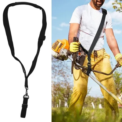 Image de Ceinture de souffleur Nylon Noir Trimmer Universel Epaulière Ceinture pour tondeuse à gazon désherbeur