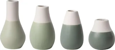 Produktbild von Räder Design Minivasen Zuhause Vasen Grün (4-teilig)