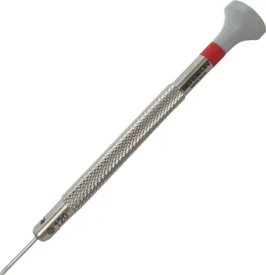 Zdjęcie produktu dla Bergeon 30081-C-120 Śrubokręt ze Stalowych Żebrowanych 1 20 mm