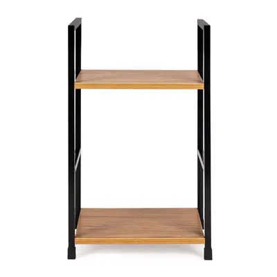 Obrázek produktu pro ModernHome CWJ302448 Noční stolek s kovovým rámem, 2 police