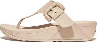 Produktbild von FitFlop Lulu Toe Post Buckle Stone Beige Größe EU 42