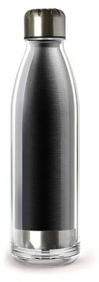 Imagen del producto de Asobu Viva la Vie, botella, color , vidrio acrílico, acero inoxidable, diseño liso, 525 ml