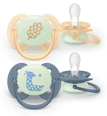 Obrázok produktu pre Philips AVENT SCF094/03, Ultra mäkký cumlík, Ortodontické, Silikón, Chlapec / dievča