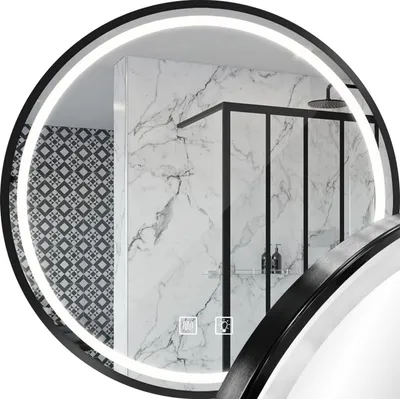 Immagine prodotto di Specchio Led Rea 80cm Mmj Black