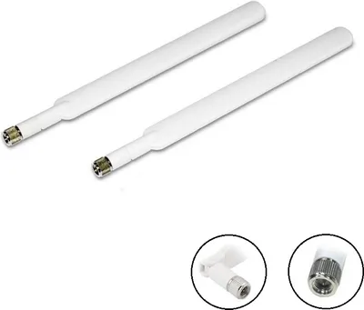 Produktbild von 2x LTE Antenne Stabantenne 2x 3 dBi Verstärkung mit SMA Anschluss für z.B. Telekom Speedport Router LTE 2 II Huawei B593 4G