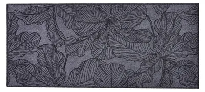 Produktbild von MD Entree Universal | Teppichläufer - Wohnzimmerteppich - Eingangsmatte,Größe:67x150 cm;Motiv:floral anthra