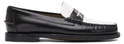 Image de Sebago mocassins femme noirs cuir - 8.5