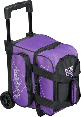 Productafbeelding van Bowlingbal Tas - Roller Tas - Sport Spullen Vervoeren - Gladde Wielen - 1 Bal - Paars