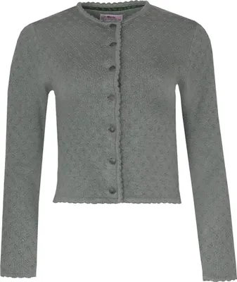 Produktbild von Trachtenstrickjacke Tiefenbach salbei/melange XS