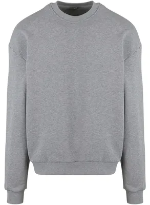 Imagen del producto de Sudadera para hombre, modelo TN1952, de alta calidad (5XL), color gris melange. Ideal para construir tu marca