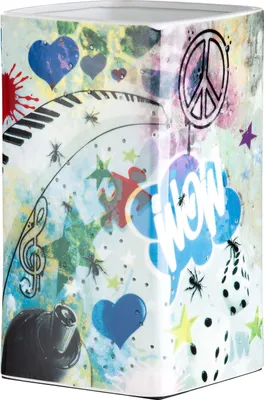 Produktbild von Gilde Porzell Lampe " Street Art " 32048