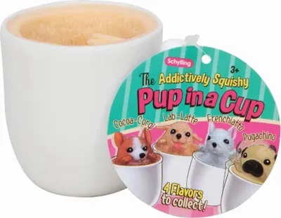 Image de Schylling Pup in a Cup, Balle anti-stress, 3 an(s), Couleurs mélangées, 1 pièce(s)