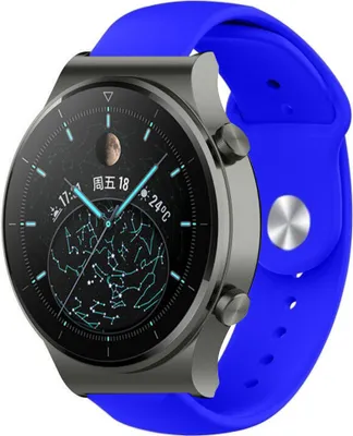 Produktbild von Strap-it Huawei Watch GT 2 Pro Sportarmband (Blau)