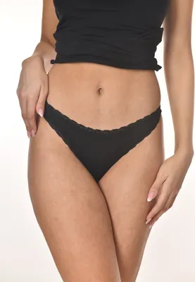 Immagine prodotto di COTONE LACE Tanga donna confezione da 5 pezzi