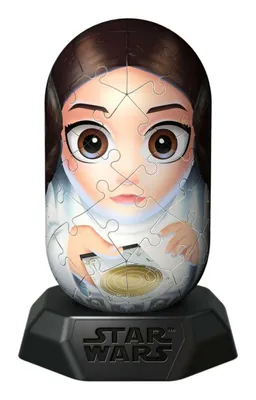 Image de Puzzle 3D Ravensburger Hylkies Star Wars Princess Leia, 54 pièces.