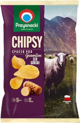 Obrázok produktu pre Chipsy Przysnacki o smaku sera górskiego 30 g