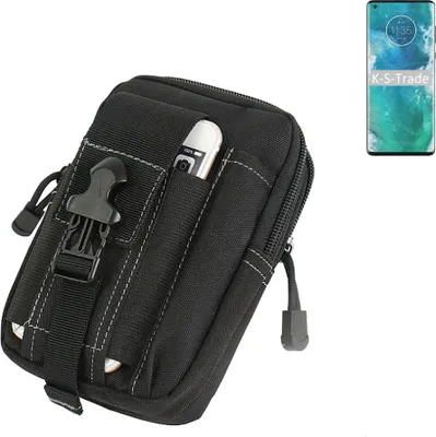 Produktbild von K-S-Trade Gürtel Tasche kompatibel mit Motorola Edge+ Gürteltasche Holster Schutz Hülle Handy Hülle Smartphone outdoor Handy-Hülle schwarz