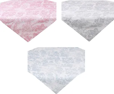 Produktbild von Betz Mitteldecke Tischdecke VINTAGE Größe 85x85cm Farbe rot, grau oder grün Farbe - grau