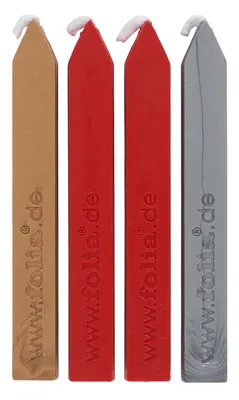 Productafbeelding van folia 31119 folia Siegelwachskerzen CLASSIC, 4er Set