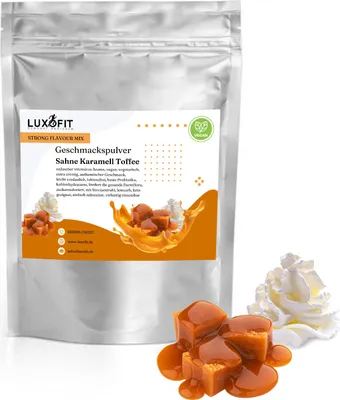 Image de Crème Caramel Toffee Poudre de saveur Mix Flavour faible en calories 300 g