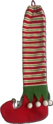 Produktbild von Elfenstiefel rot/grün/weiß - ca. 13 x 36 cm